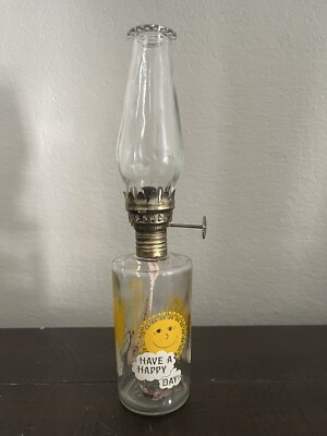 Vintage Happy Day Smiling Sun Lantern