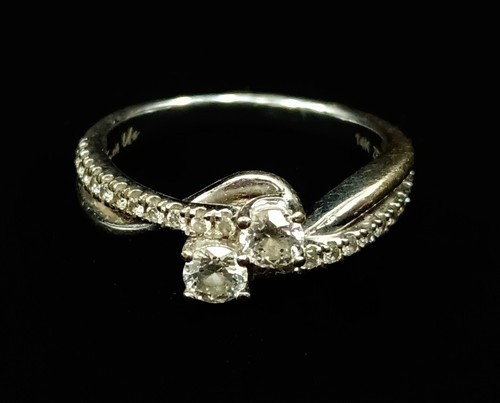 Kay Jewelers Ever Us Diamond Ring 1/2 ctw Round-cut 14K White Gold Ring 29297-1 - Picture 3 of 12