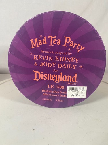 Set of 2 DISNEY LAND 55TH ANNIVERSARY MAD TEA PARTY TEACUP & SAUCER Mad Hatter - Picture 8 of 8
