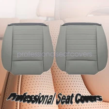 For 05-09 Ford Mustang GT Driver & Passenger Bottom Replacement Seat Cover Gray