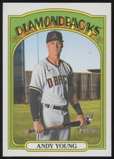 2021 TOPPS HERITAGE HIGH NUMBER #590 ANDY YOUNG QTY AVAILABLE DIAMONDBACKS RC