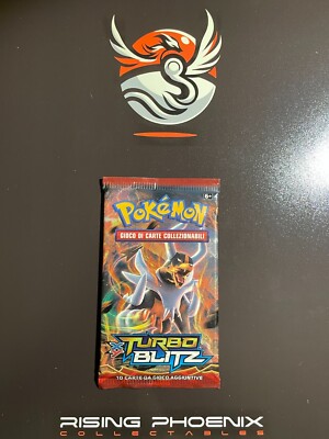 Rising Phoenix Pokemon - Turboblitz Booster Pack Sealed 2015 Nintendo Ita #2362