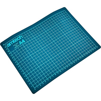 Amtech Cutting Mat A4 Self Healing Non Slip Grid Lines Crafting Base Mat 30x22cm