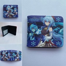 Anime Genshin Impact Wallet Leather PU Bifold Wallet Coin Purse Money Cilp gift
