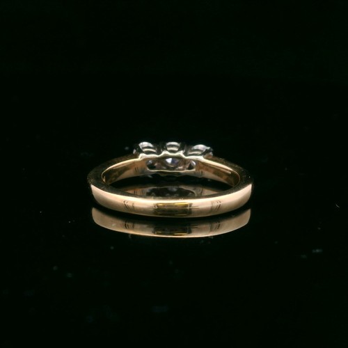 14KT Yellow Gold 0.38cttw Diamond Ring – Size 6 – 4.18g - Picture 3 of 10