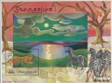 somalie Bloc 50 (complète edition) neuf avec gomme originale 1998 grands félins