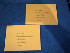 lot of 2 The Wizarding Trunk Harry Potter H. Potter Letter From Hogwarts Sealed