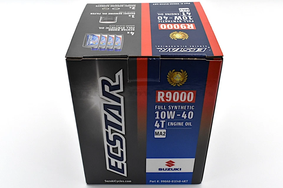 Kit de cambio de aceite 10w40 sintetizador x4 cuartos AN650 Burgman 03-18 OEM Suzuki #Z283 B Foto 4 de 4