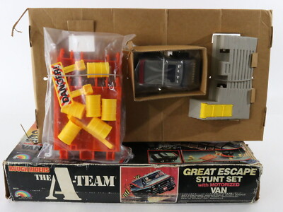 Great Escape Stunt Set W/ Motorized Van Rough Riders A-Team LJN