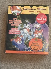 NEW GERONIMO STILTON BOOKS 11 & 12 AUDIOBOOK CD BILL LOBLEY HALLOWEEN CHRISTMAS