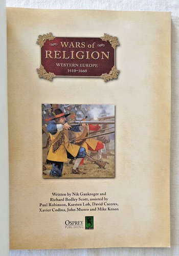 Field of Glory Renaissance Companion 1 Wars of Religion Osprey 2010 OOP - Picture 5 of 12
