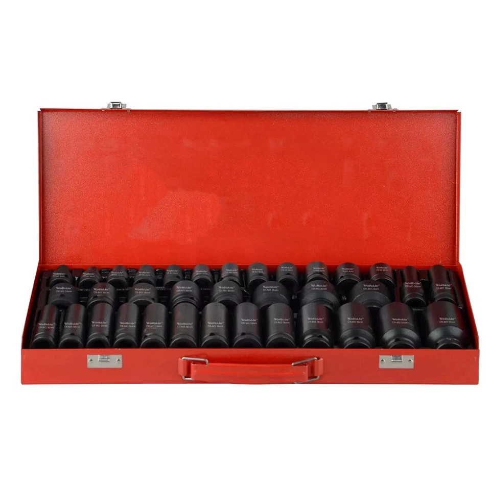 35pcs DEEP IMPACT Socket Set 1/2" Inch Drive Long Reach Impact Sockets 8mm-32mm - Image 3 of 4