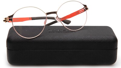 New ic! berlin Lisa P. Rose Flame Eyeglasses Frame 50-16-135mm B45mm