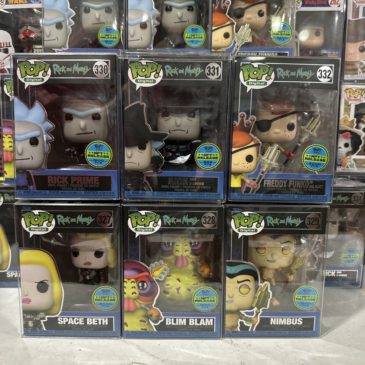 POP！ Rock Series BABYL 専用ブリスター付き Funko Pop! Rick And Morty Digital Set 6 Rick, Morty, Beth