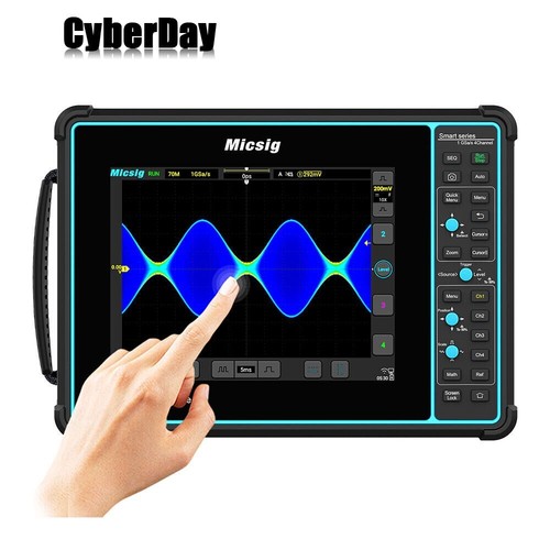 Osciloscopio automotriz Micsig SATO1004 100 MHz 1GSa/s tableta 4 canales + pantalla LCD de 8" - Imagen 4 de 4