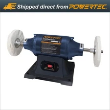 POWERTEC BF601 Heavy Duty Bench Buffer, 6-Inch
