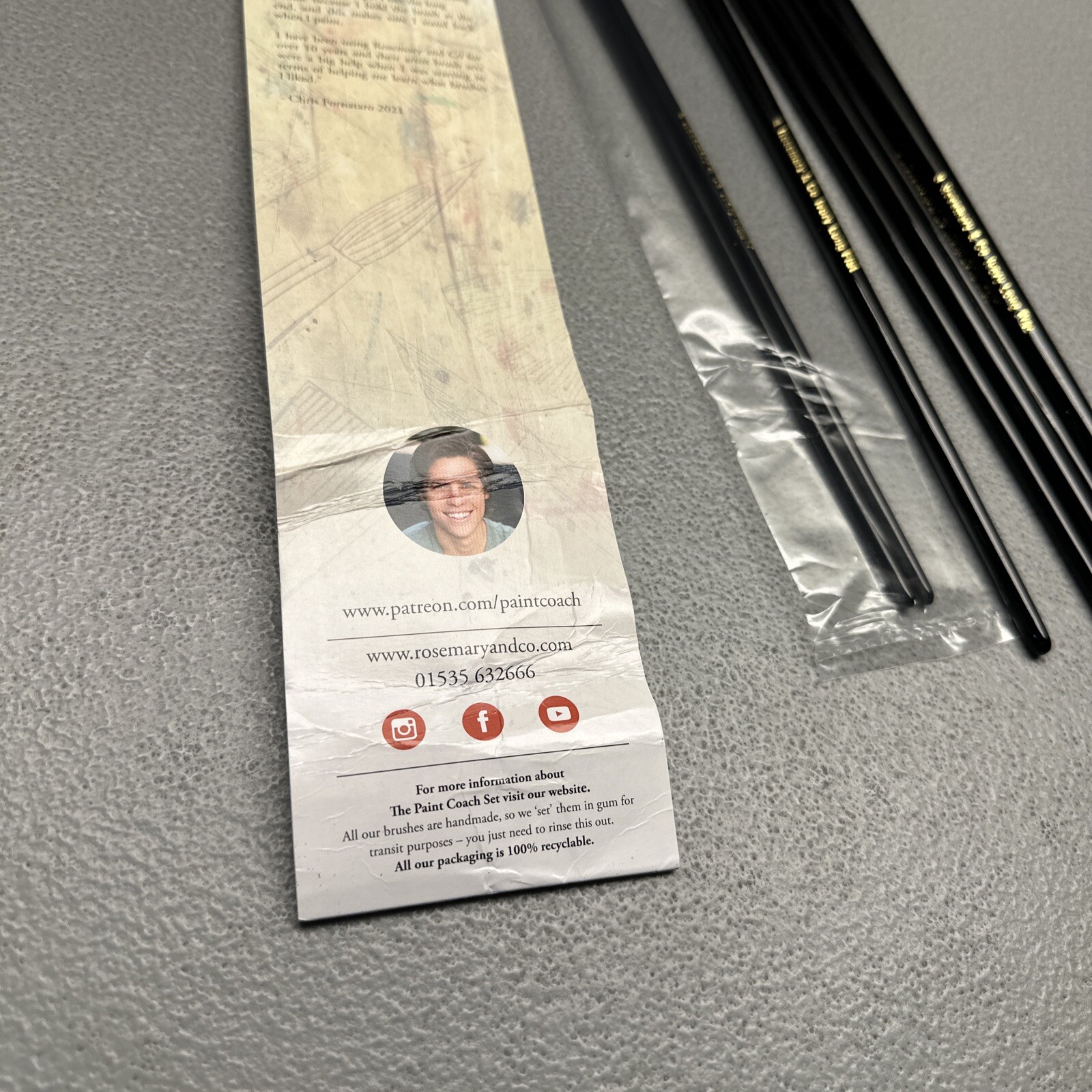 ROSEMARY & Co. THE PAINT COACH BRUSH SET eBay