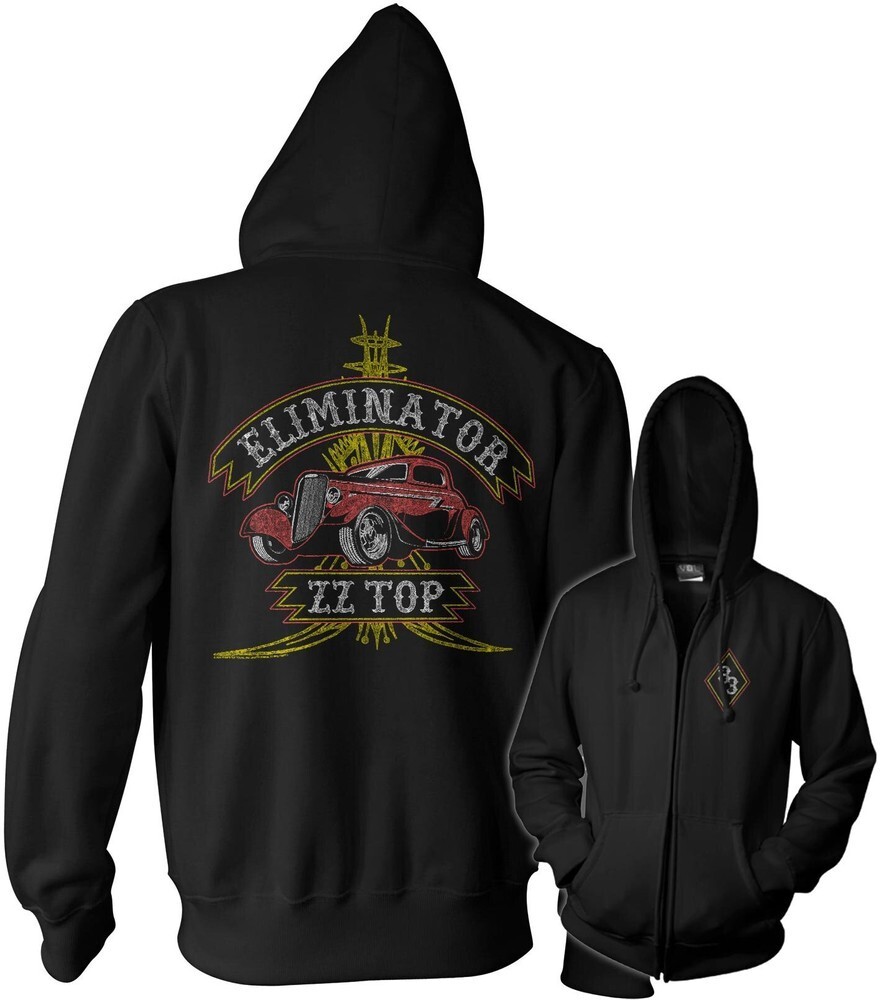 ZZ Top Pinstripe Eliminator 83 Zipped Hoodie | eBay