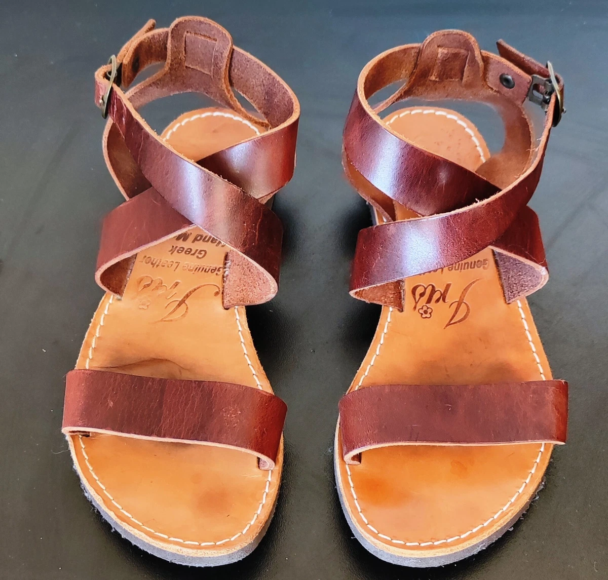IRIS Premium Quality Handmade Leather Ancient Greek Sandals Shoes