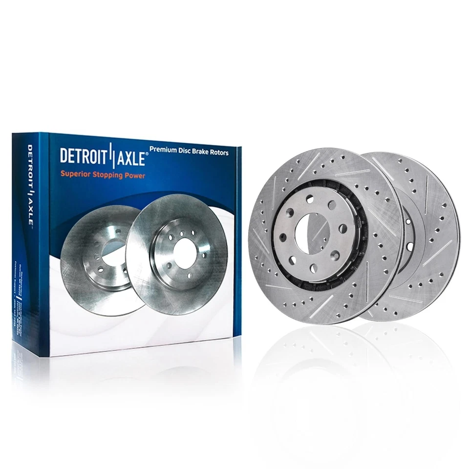 Kit de pastillas de freno de rotores perforados delanteros para Aveo Aveo5 Spark EV G3 Wave Wave5 6 tacos Foto 3 de 4