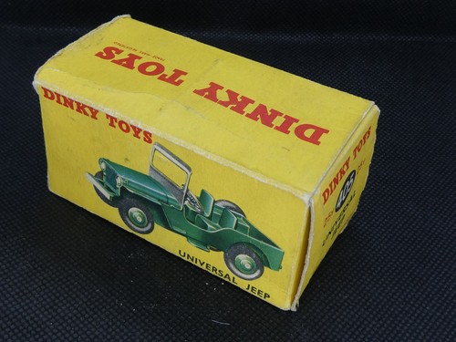 Dinky Toys 25Y 405 UNIVERSAL JEEP in RED with Dual number BOX - Picture 13 of 15