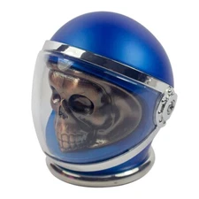 3" 4 PC 3D Copper Metal Skull in Helmet Tobacco Herb Spice Grinder Smoke Crusher