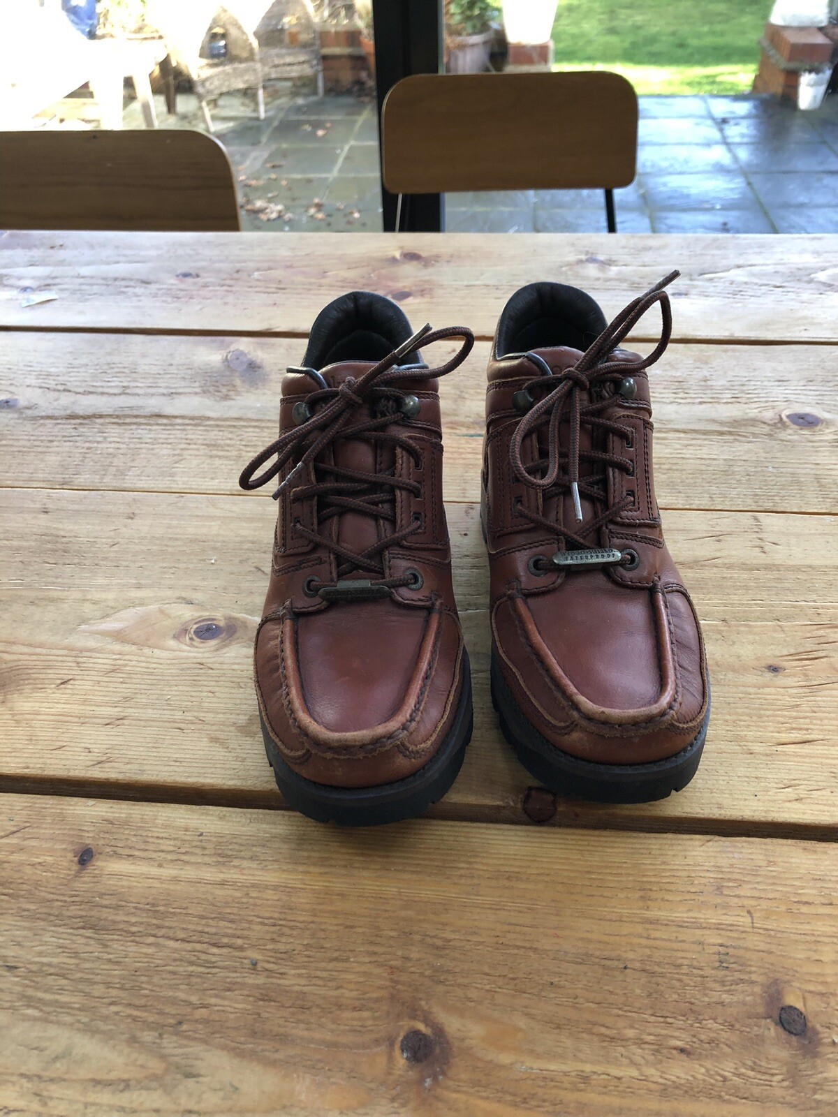ROCKPORT MAHOGANY UMBWE XCS BOOTS SIZE 