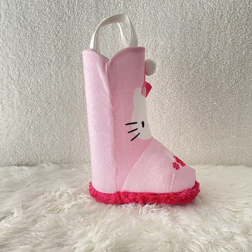 Sanrio Hello Kitty 2014 Peluche Rosa Navidad Medias Bota Mango Gato Difuso - Imagen 3 de 14