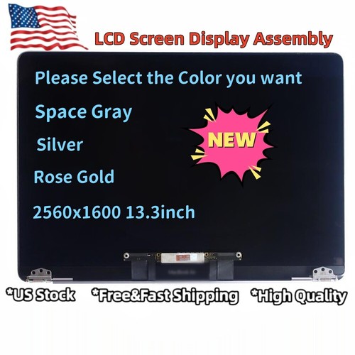 FTDLCD® 13,3 Pollici Assemblaggio Schermo LCD Completo per Apple MacBook Air Retina A1932 2018 2019 EMC 3184 (Argento