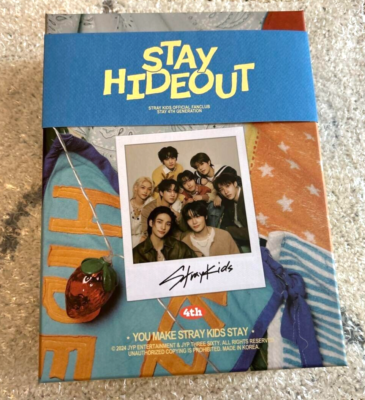 Stray Kids 4th Membership Welcome Kit Official Fan Club FC STAY