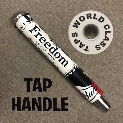 LIMITED America Budweiser FREEDOM LET IT RING BEER TAP HANDLE marker USA 250