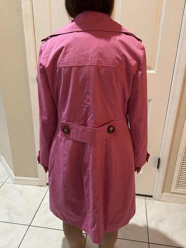 Michael Kors Raincoat ,sz M hot pink - Picture 2 of 5