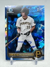 Tres Gonzalez 2022 Bowman Draft Chrome Sapphire BDC-157 Pirates 1st