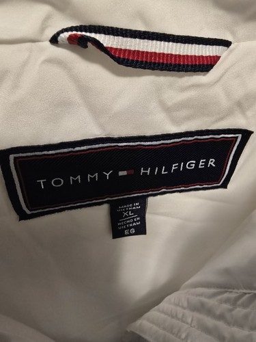 Tommy Hilfiger Coat Size Xl Women Hooded Puffer New With Tags White Parka - Picture 5 of 5
