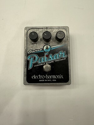 Electro Harmonix Stereo Pulsar Variable Shape Tremolo EHX Guitar Effect Pedal