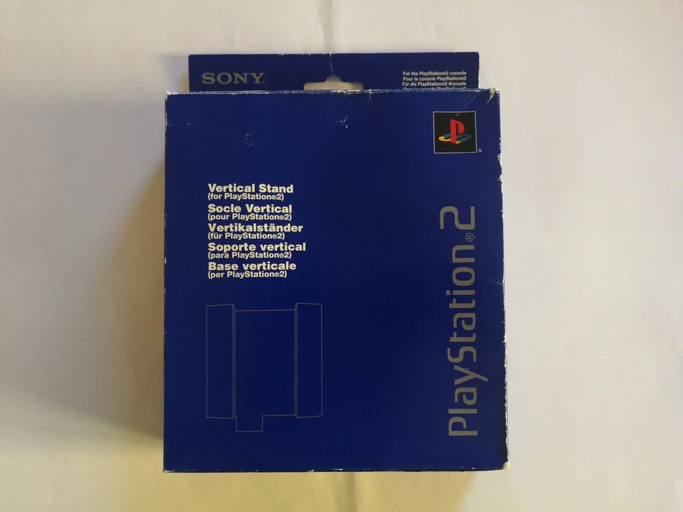SONY VERTICAL STAND PLAYSTATION 2 ORIGINAL PAL EUR BASE VERTICALE BOXATA - Immagine 2 di 4