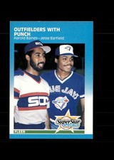 1987 Fleer - Outfielders With Punch Harold Baines Jesse Barfield #643