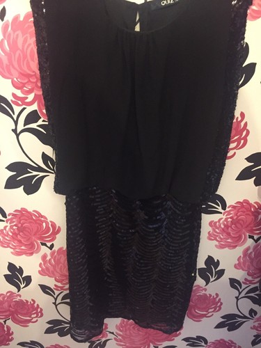 Quiz Little Black Sequin Dress | eBay