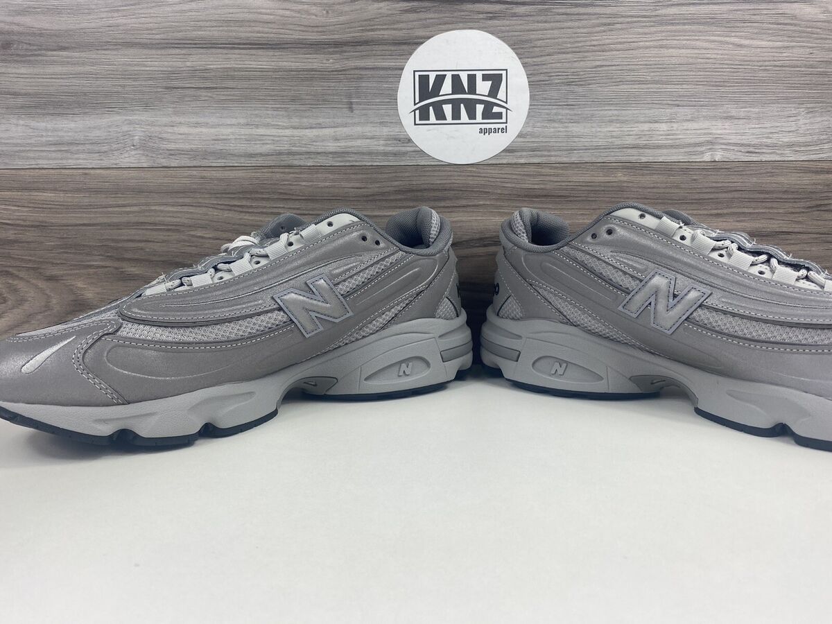 NEW BALANCE Men's 1000 Grey Grey Silver Metallic 'Reflective NEW BALANCE Men's 1000 Grey Grey Silver Metallic 'Reflective