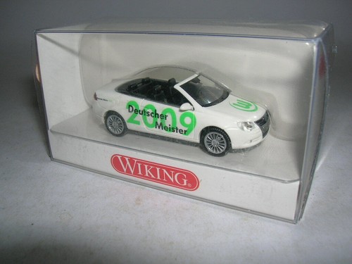 Wiking VW Volkswagen Eos VfL Wolfsburg Dt. Meister 2009 1:87 H0 Art. 0062 04 31 - Picture 3 of 5