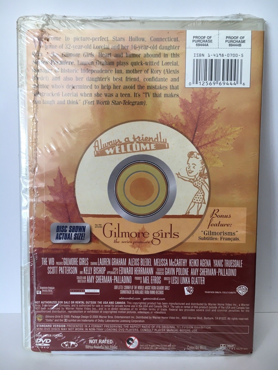 (未使用･未開封品)Gilmore Gils: Pilot [DVD] Gilmore Girls: Pilot (DVD, 2005)New Mini-Sized Disc! Bonus