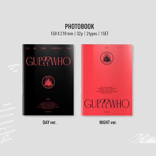 ITZY GUESS WHO LIMITED EDITION Photo Book CD-R Photocard Sticker Post Card - Picture 5 of 9