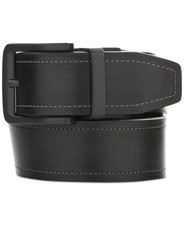Original Penguin Contrast Stitch Reversible Belt Men's 36 Black Buckle Fastening