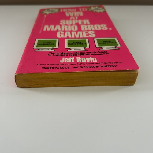 Vintage How To Win At Super Mario Bros. Paperback Video Game Guide Book - Picture 6 of 14