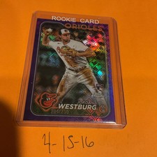 2024 Topps Chrome Logofractor Purple Refractor /250 Jordan Westburg RC Orioles