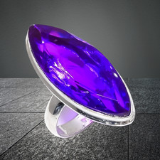 Natural London Blue Topaz Ring Size 7 - Handmade 925 Sterling Silver Artisan