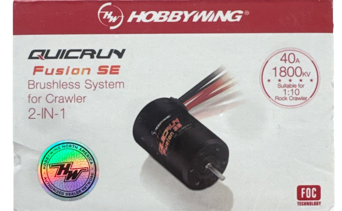 HOBBYWING Quicrun Fusion SE 540 Spec (Fusion SE 1800KV) | eBay