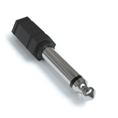 Klinke Adapter Mono 3.5mm auf 6.35mm TS Stecker Aux Audio