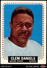 1964 Topps #136 Clem Daniels Raiders Prairie View 6 - EX/MT