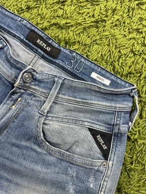 Replay Herren Jeans Modell Anbass Y2K Skinny Größe W30 / M